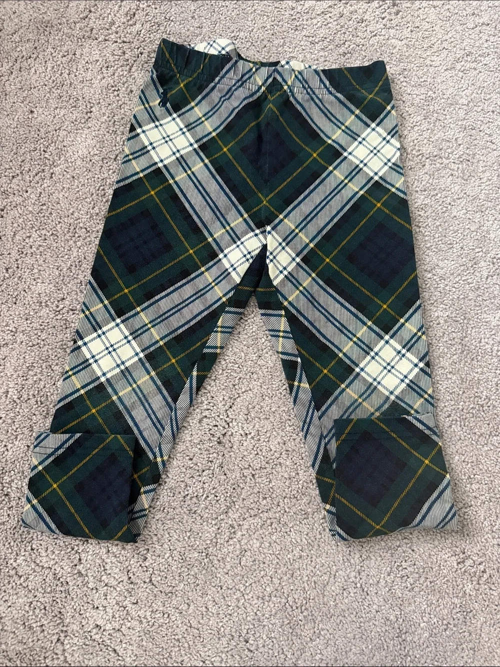 Ralph Lauren Kids Plaid Pajama Pants - Green and Navy